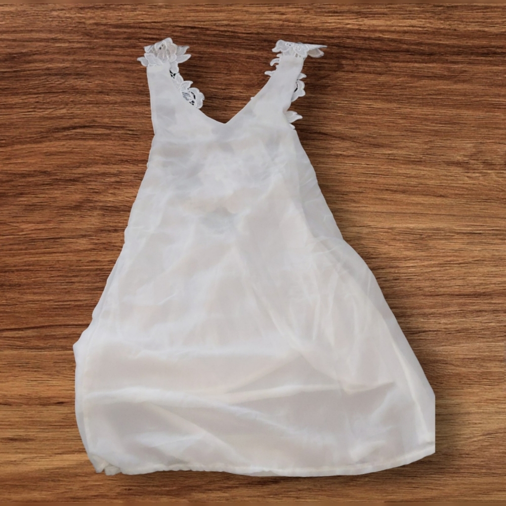 Long Flowy Lace Dress/Top Size S